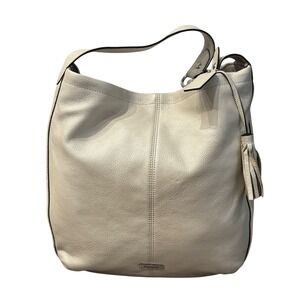 Coach Madison Leather Phoebe Shoulder Bag F23309 – Bone Ivory Leather, Hobo Tote